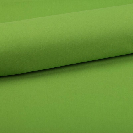 Tissu coton uni vert chartreuse