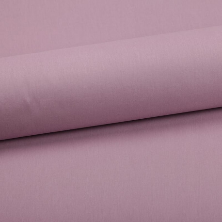 Tissu coton uni rose guimauve