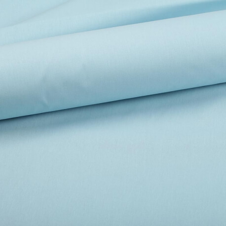 Tissu coton uni bleu caraïbes