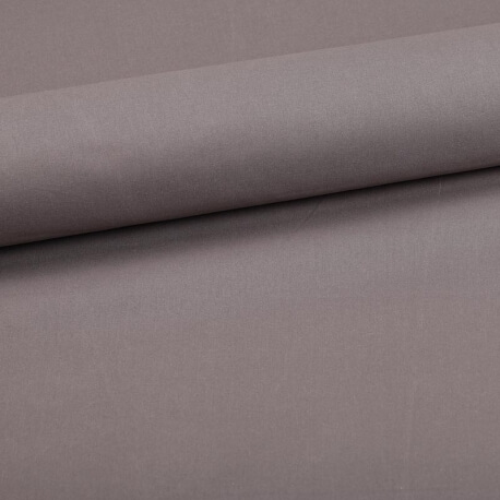 Tissu coton uni gris flanelle