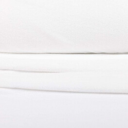 Tissu microfibre couche lavable blanc