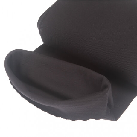 Tissu bord-côte tubulaire  - Noir