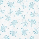 Tissu piqué de coton matelassé animaux joyeux x50cm - Bleu turquoise