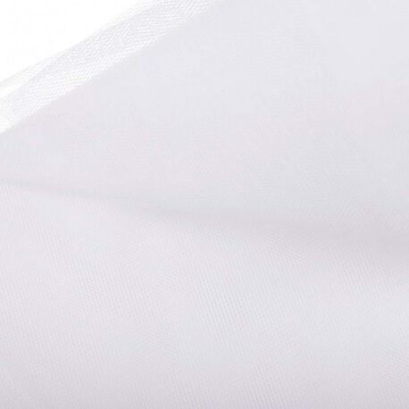 Tissu tulle blanc au mètre - Largeur 280cm