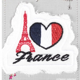 Ecusson Tour Eiffel - J'aime la France