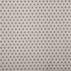 Tissu coton cretonne étoiles asanoha - Blanc & taupe