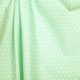 Tissu étoile blanche & vert d'eau