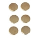 Boutons pressions métal rond 11,5mm - Or