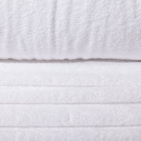 Tissu éponge blanc 