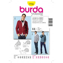 Patron sweat-shirt homme - Burda 7734