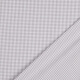 Tissu petit vichy gris & blanc