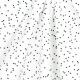 Tissu lange 100% coton triangle - Vert menthe, noir & blanc