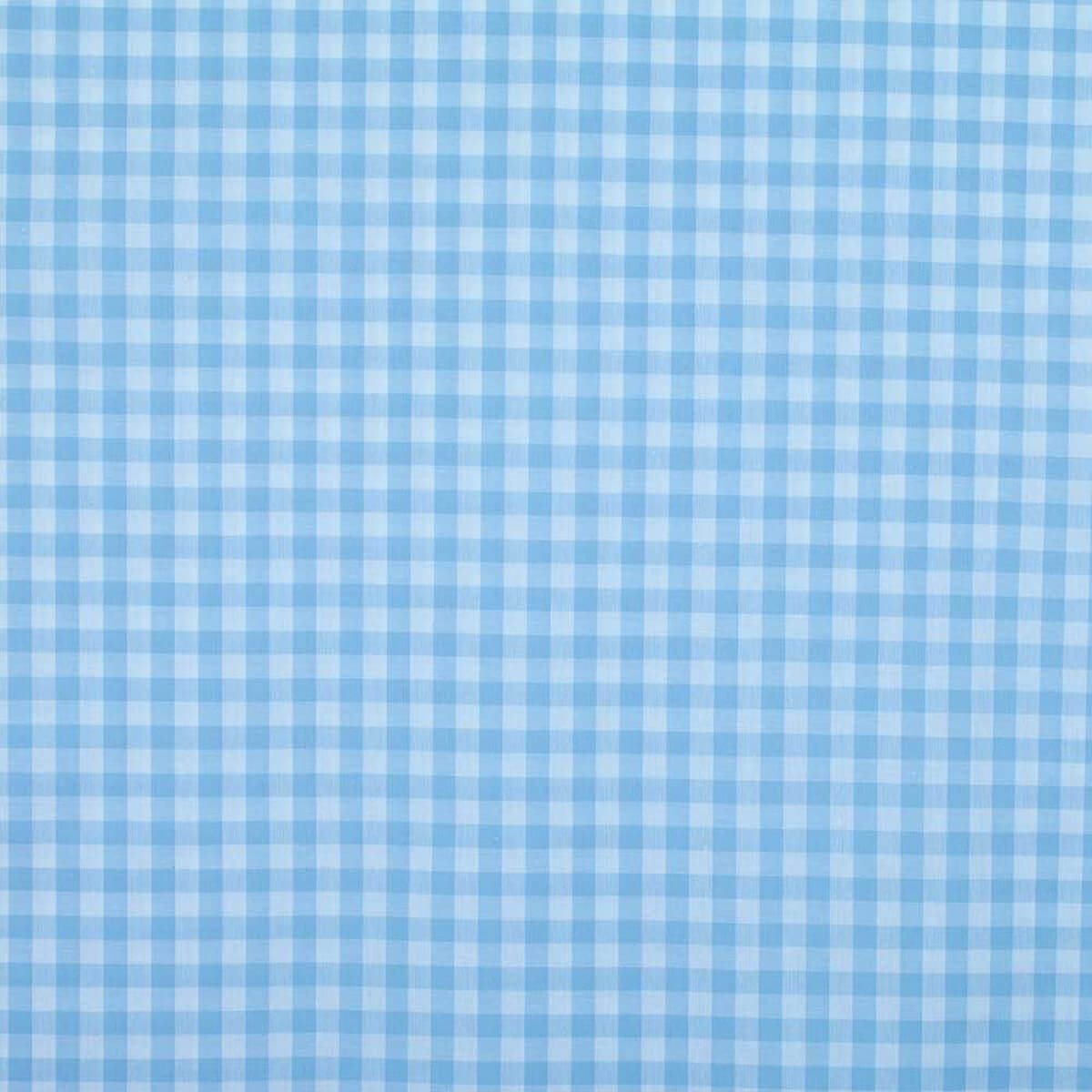 Bleu blanc tissu vichy 45" Prix par mètre