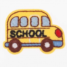 Ecusson bus school