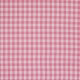 Tissu vichy rose bonbon & blanc - Grand carreaux 2 cm