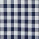 Tissu vichy bleu marine & blanc - Grand carreaux 2 cm