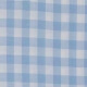 Tissu vichy bleu ciel & blanc - Grand carreaux 2 cm