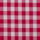 Tissu vichy rouge & blanc - Grand carreaux 2 cm
