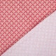 Tissu coton cretonne éventails - Rouge
