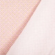 Tissu coton cretonne éventails - Rose