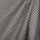 Tissu coton cretonne éventails - Noir