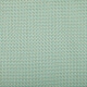 Tissu coton enduit éventails - Bleu lagon
