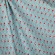 Tissu coton cretonne nageuse, vague & piscine - Bleu & rouge