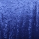 Tissu panne de velours - Bleu roi