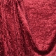 Tissu panne de velours - Rouge bordeaux