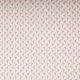 Tissu piqué de coton matelassé flamant rose & vague japonaise
