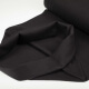 Tissu bord-côte tubulaire maille jersey - Noir