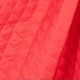 Tissu piqué de coton matelassé uni - Rouge