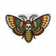 Ecusson papillon sphinx tête de mort - Multicolore
