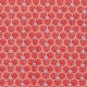 Tissu coton cretonne good day - Rouge grenadine