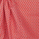 Tissu coton cretonne good day - Rouge grenadine