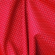Tissu Popeline Coton pois - Rouge & Blanc