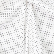 Tissu Popeline Coton Petit Pois - Blanc & Noir