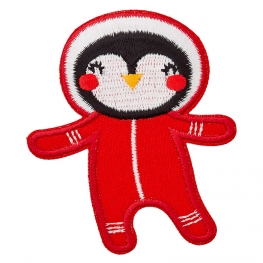 Ecusson Pingouin Astronaute