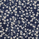 Tissu Coton Cretonne Amandier - Bleu Marine