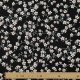 Tissu Coton Cretonne Amandier - Noir