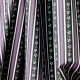 Tissu Popeline Bouquet & Ligne 100% Coton Bio GOTS - Violet