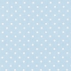 Tissu Popeline Coton Petit Pois - Bleu ciel & Blanc