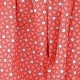 Tissu Coton Cretonne Mosaïque - Corail