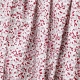 Tissu Coton Cretonne Fleuri Leonie - Rose & Gris