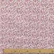 Tissu Coton Cretonne Fleuri Leonie - Rose & Gris