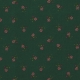 Tissu Popeline Coton Douce Fleurs - Vert