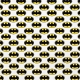 Tissu Popeline Logo Batman DC COMICS - Blanc