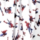 Tissu Popeline Spiderman Marvel - Blanc