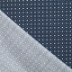 Tissu Coton Cretonne Mosaïque - Bleu Marine