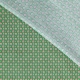 Tissu Coton Cretonne Oeil de Paon - Vert